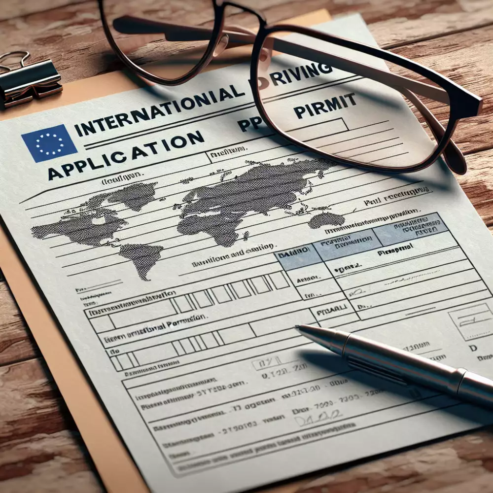 žádost o mezinárodní řidičský průkaz