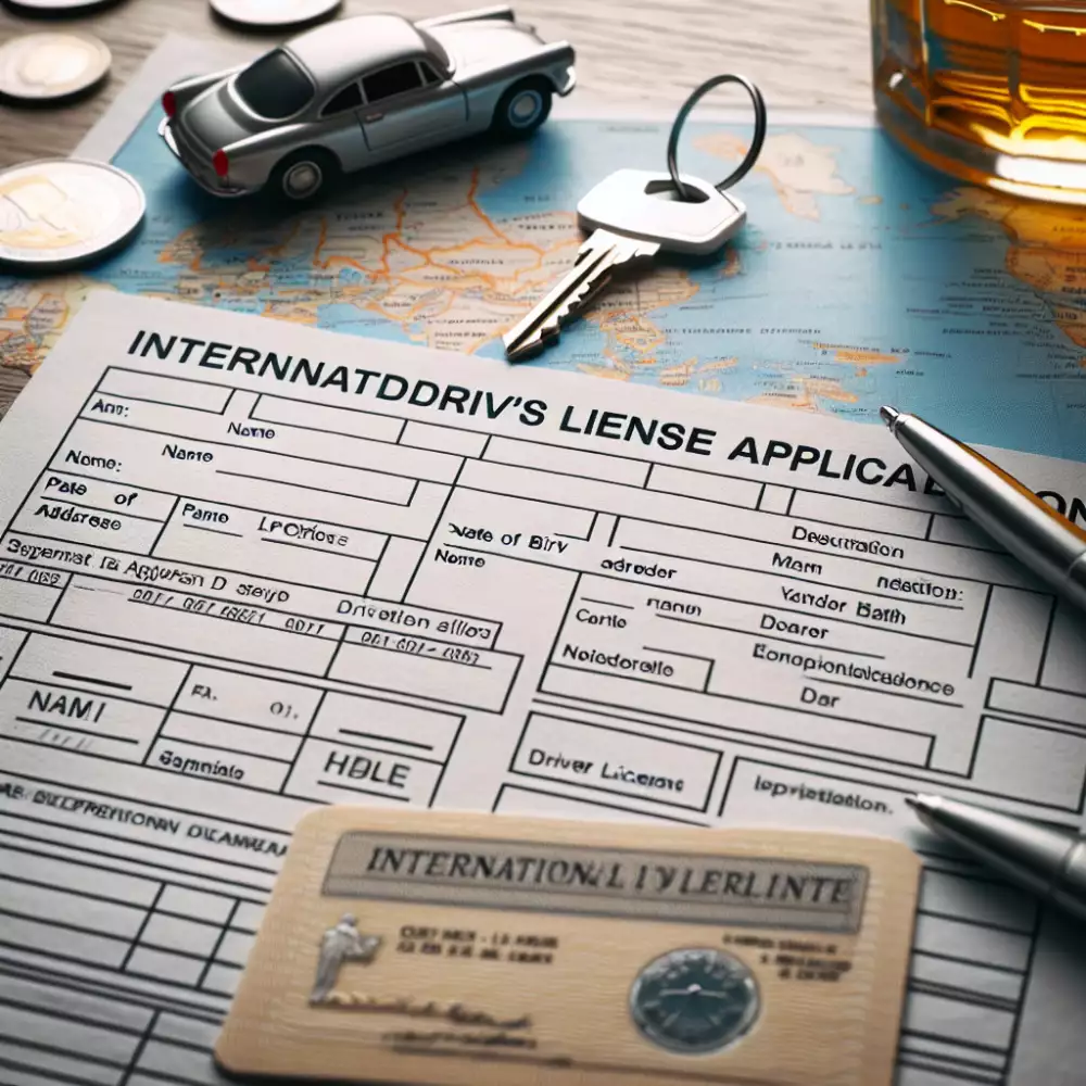 žádost o mezinárodní řidičský průkaz