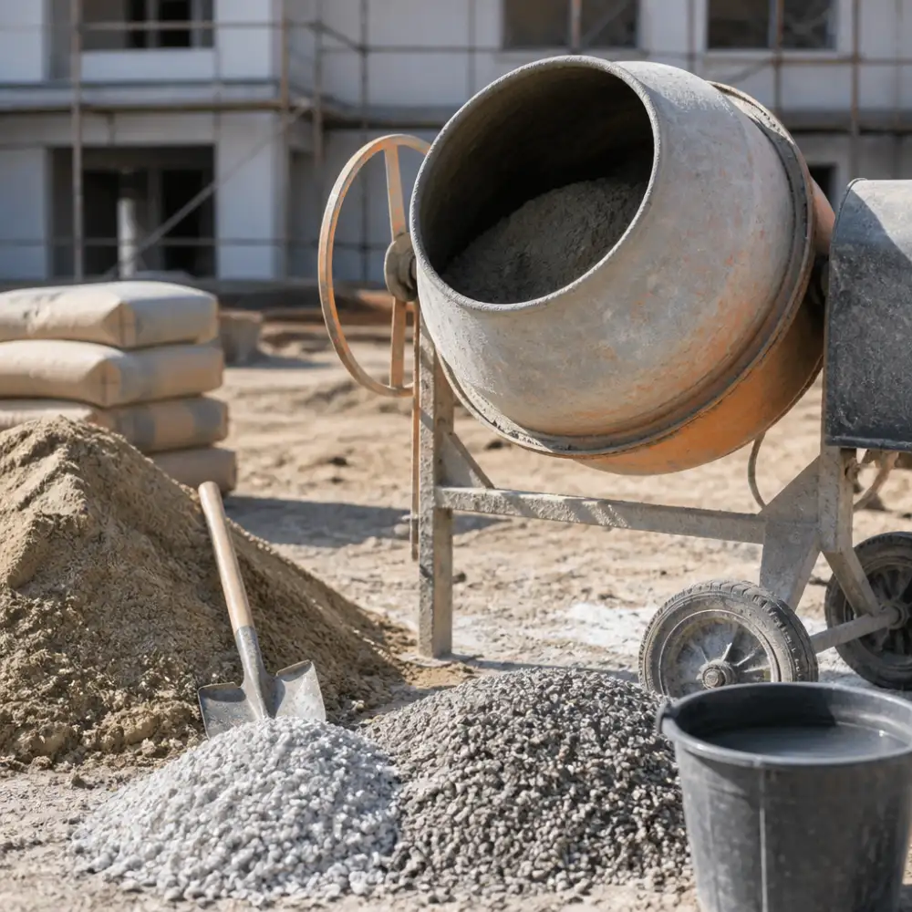 míchačka na beton